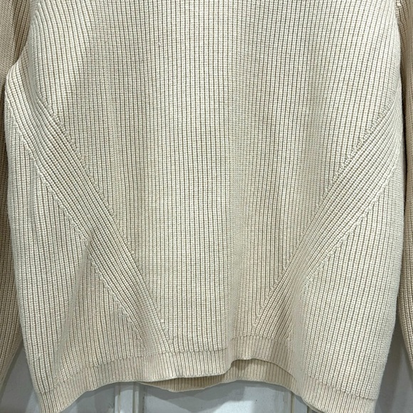 J. Crew Ribbed Stretch Crewneck Minimalist Relaxed Fit Sweater - Size XS - Picture 8 of 12